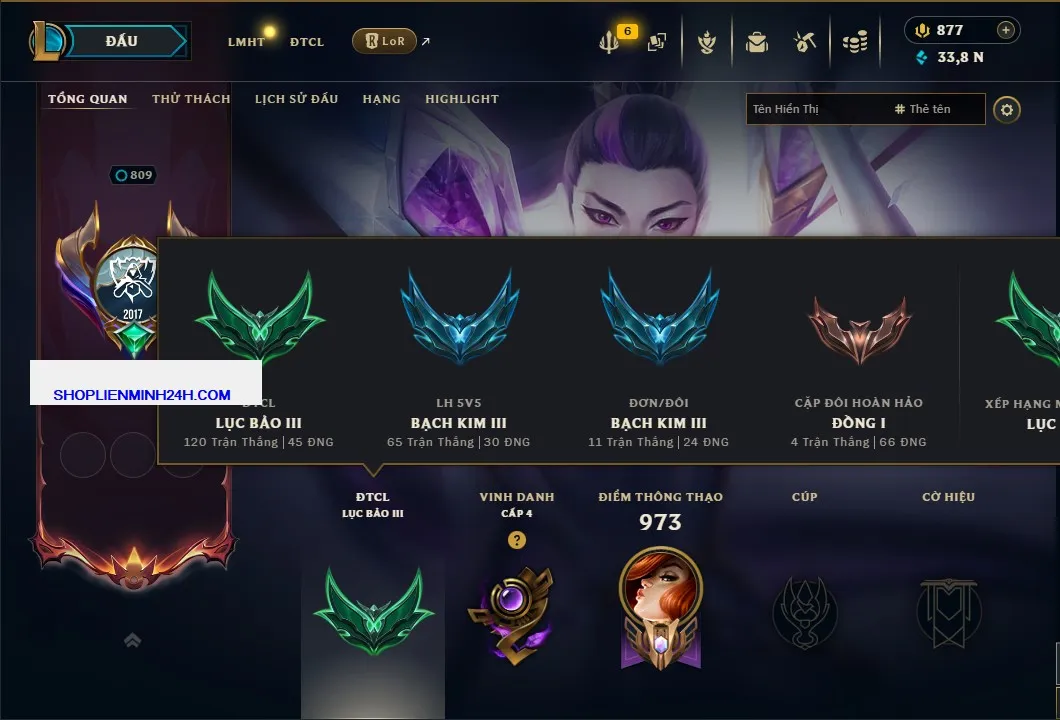 Mua acc ACC LIÊN MINH HUYỀN THOẠI mã số #113 giá rẻ