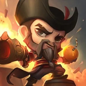 Biểu Tượng Gangplank Tí Nị - Tài khoản Liên Minh Huyền Thoại #79